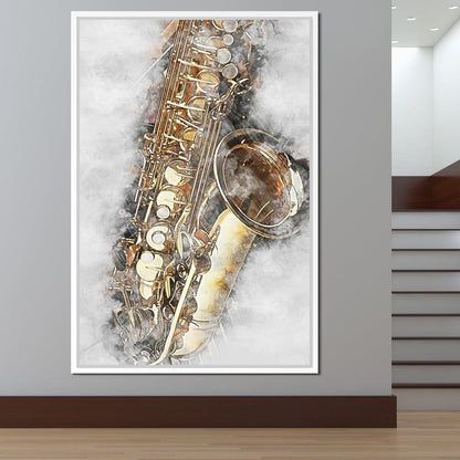 Saxophone - Mateo Canvas Wall Art