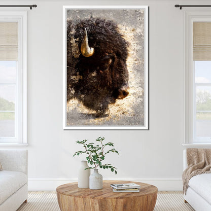 American Bison Canvas Wall Art
