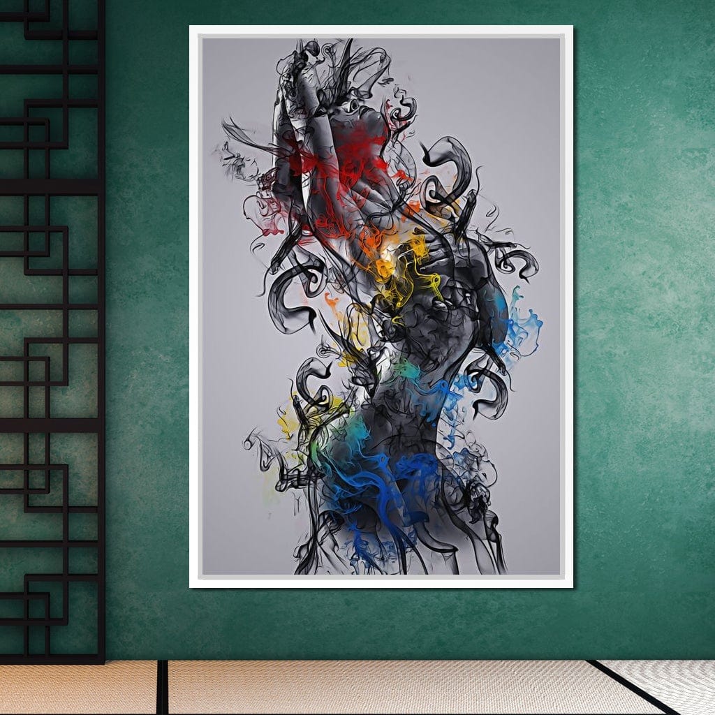 The Smoke Collection 02 Canvas Wall Art
