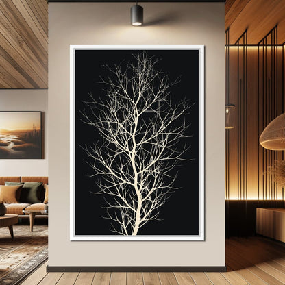 The Black Tree Canvas Wall Art