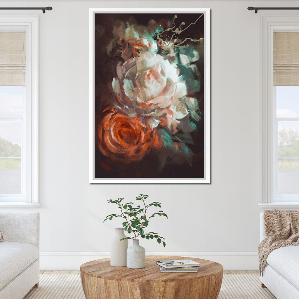 Bouquet of Roses Canvas Wall Art