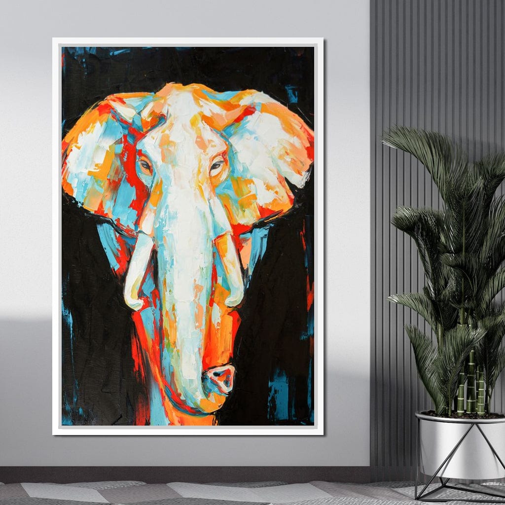 Elephant v2 Canvas Wall Art
