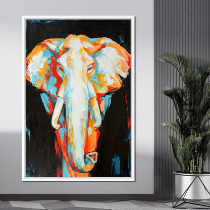 Elephant v2 Canvas Wall Art