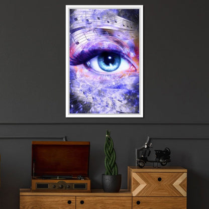 Musical Eye Canvas Wall Art