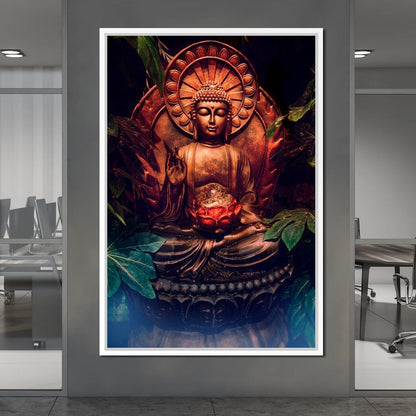 Zen Buddha Meditation Canvas Wall Art