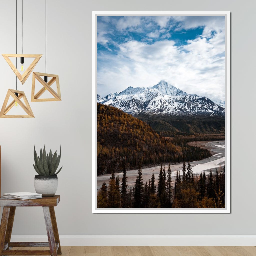 Alaskan Autumn Canvas Wall Art