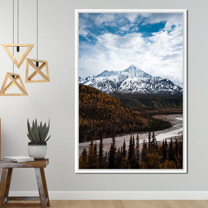 Alaskan Autumn Canvas Wall Art