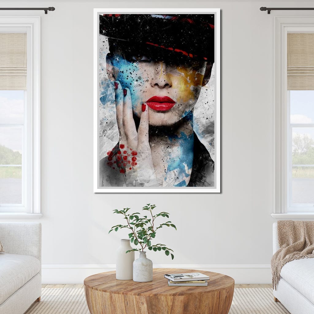 Fashion Portrait Canvas Wall Art