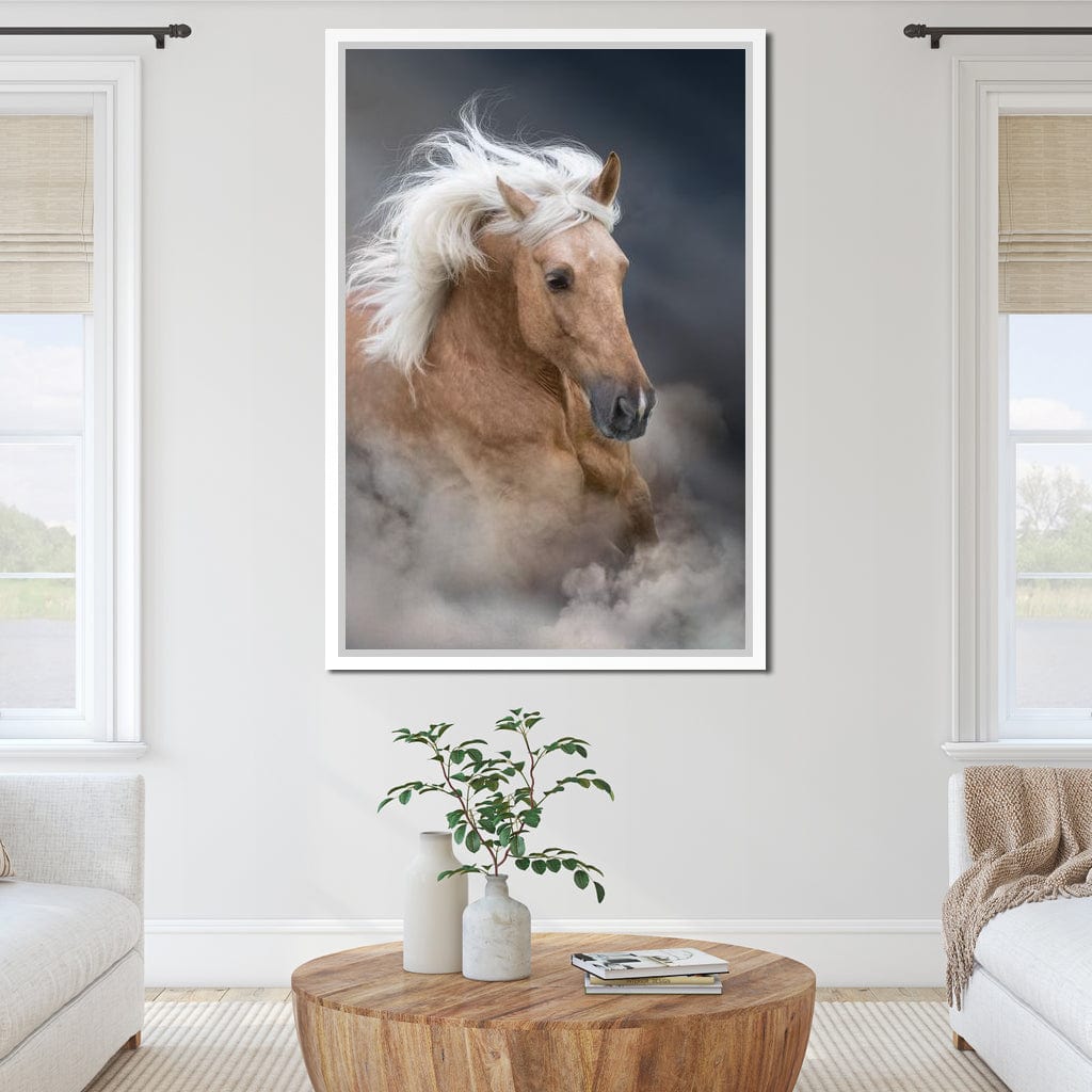 Palomino Horse Canvas Wall Art