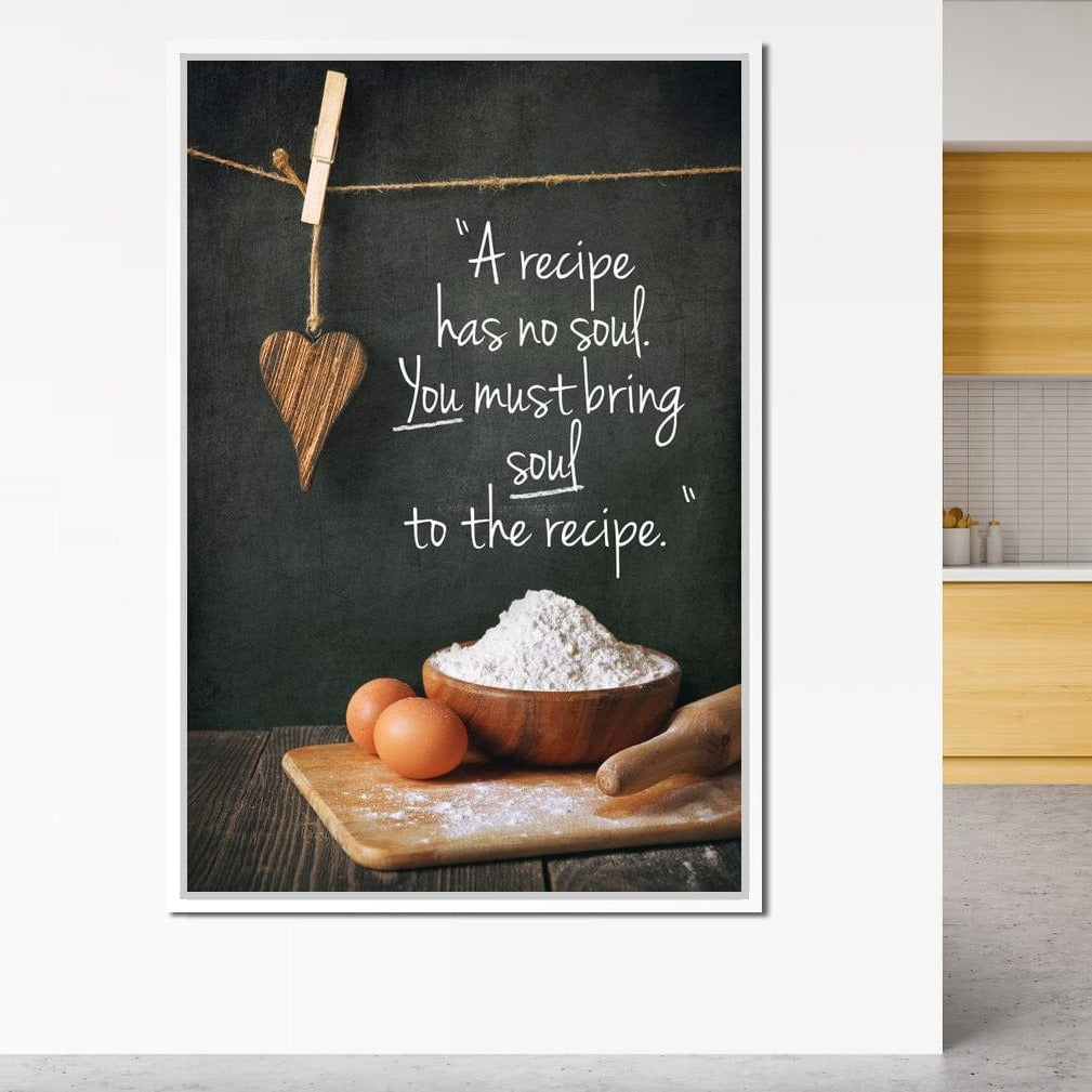 Kitchen Quote Canvas Wall Art