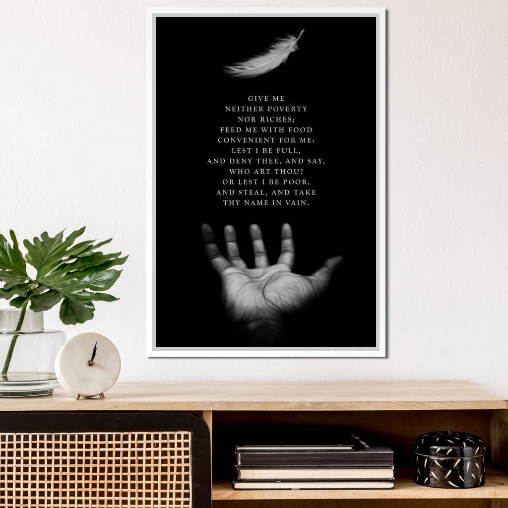 Just Give Me Peace Canvas Wall Art