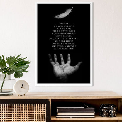 Just Give Me Peace Canvas Wall Art