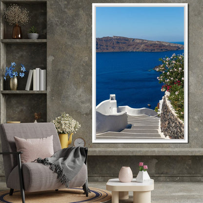 Santorini Canvas Wall Art