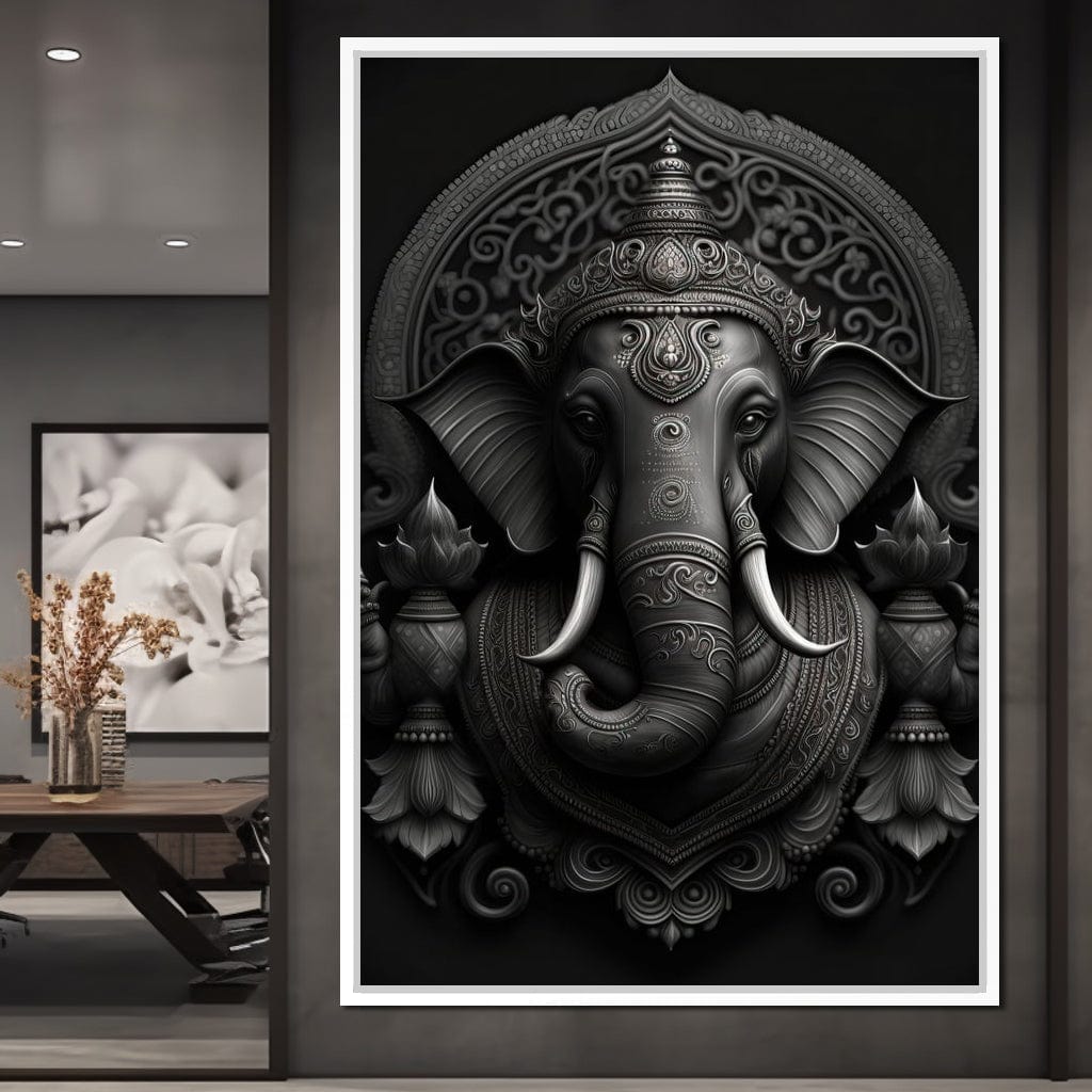 Ganesha's Might Canvas Wall Art
