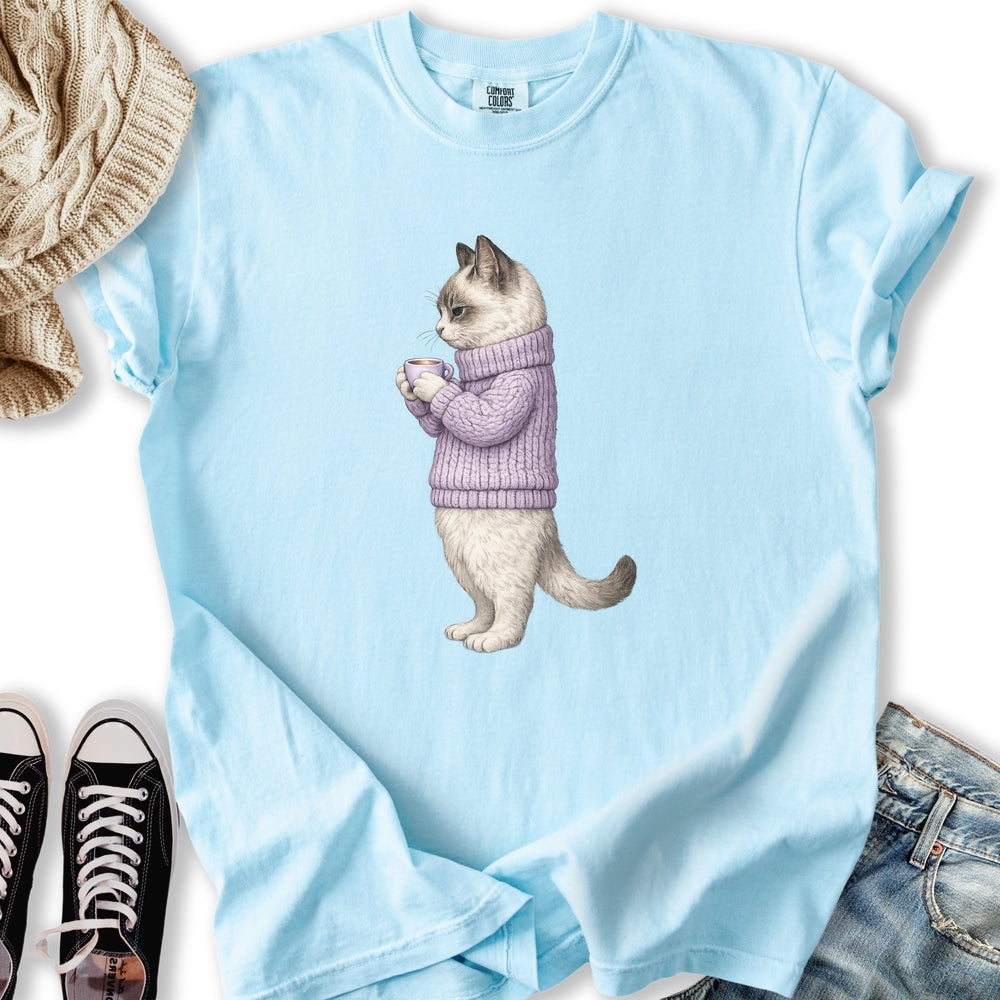 Cozy Ragdoll Cat Relaxed Tee