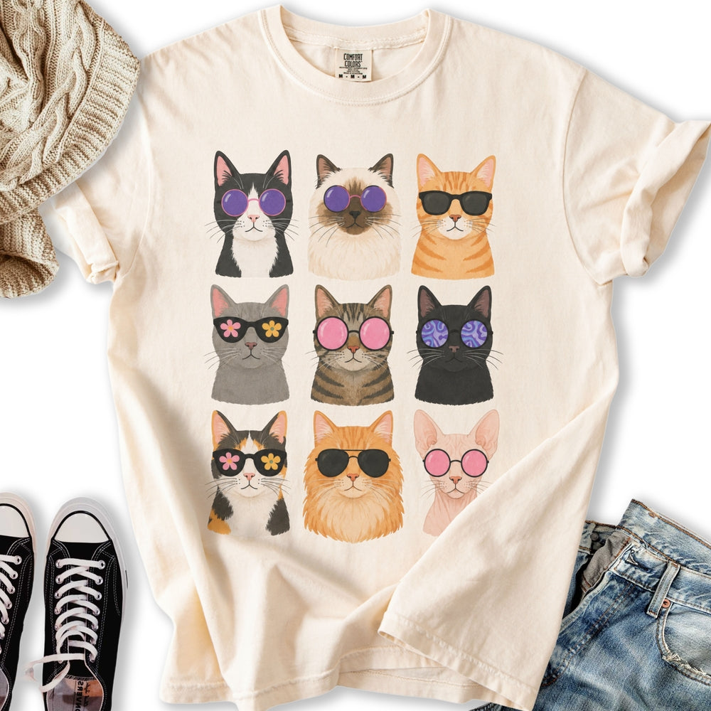 Cool Cats in Color Relaxed Tee