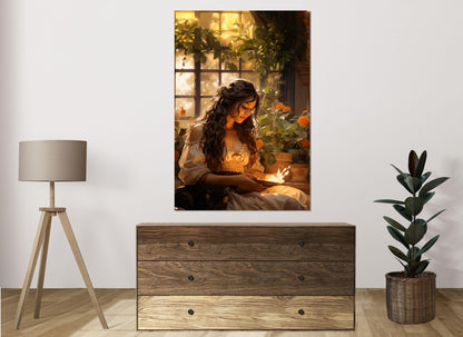 Hestia Canvas Print – Greek Mythology Art | Ready to Hang Gallery Wrapped Cotton Canvas