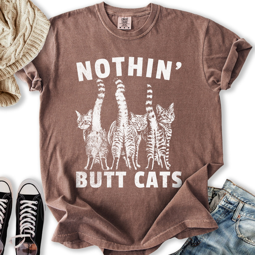 Nothin Butt Cats Relaxed Tee