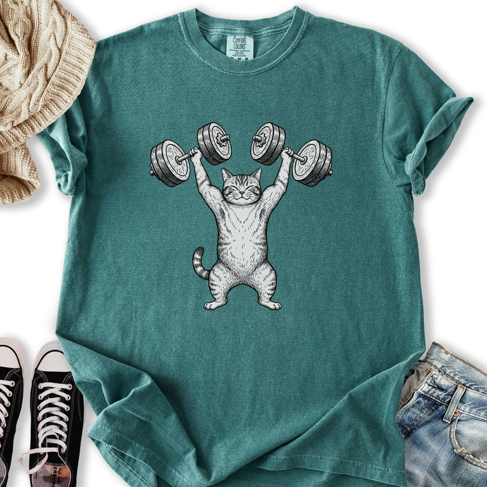 Dumb Bell Cat Relaxed Tee