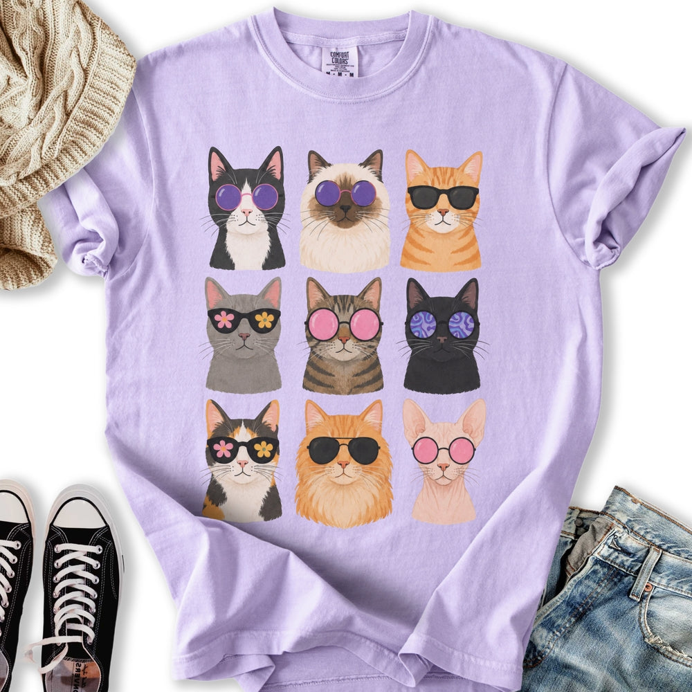 Cool Cats in Color Relaxed Tee