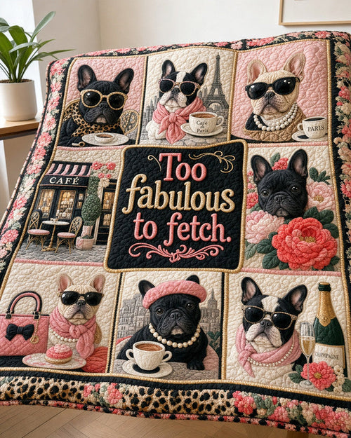Fabulous Fur Quilt Blanket - Quilted Blanket by Wild and Way