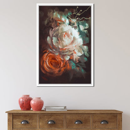Bouquet of Roses Canvas Wall Art
