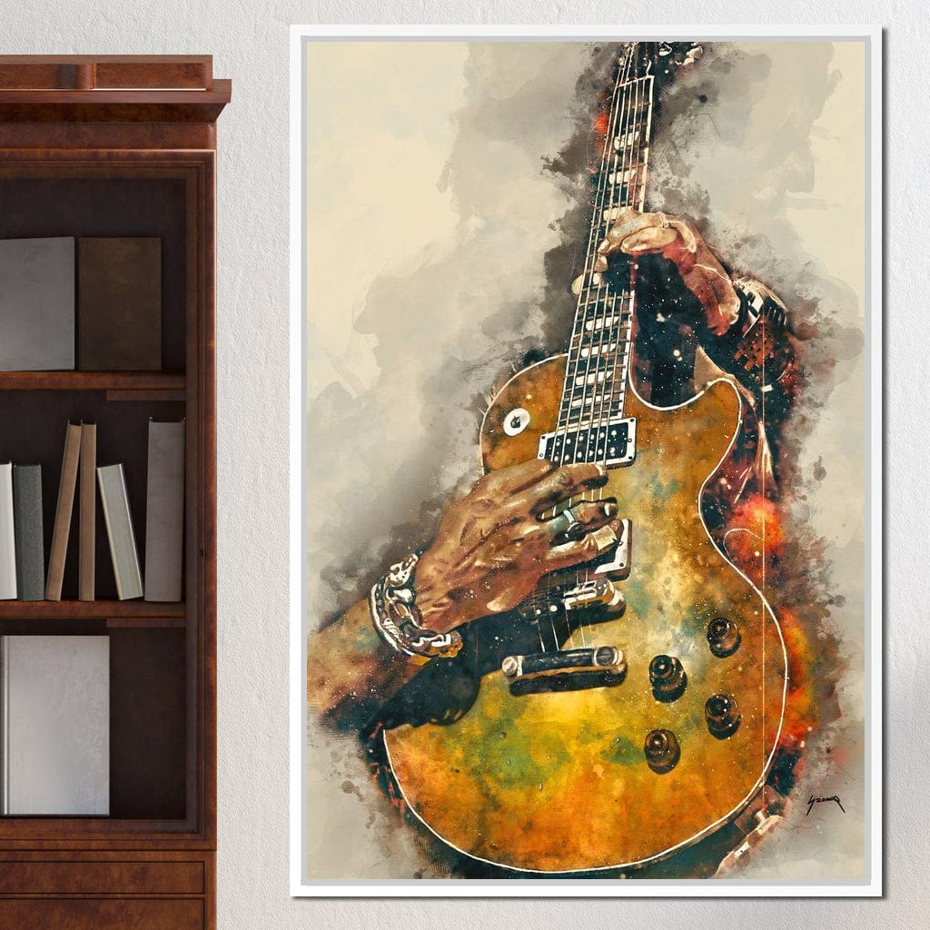 Slash's Electric Guitar Canvas Wall Art