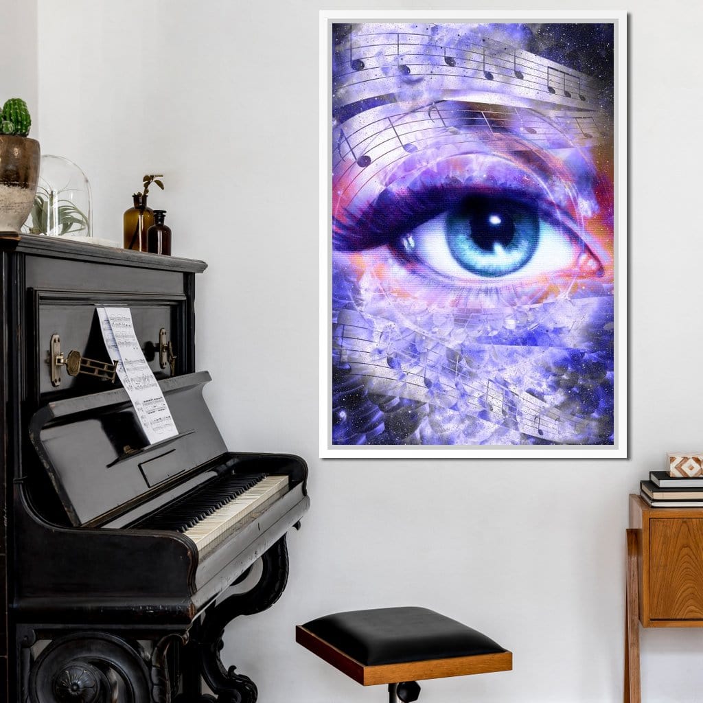 Musical Eye Canvas Wall Art