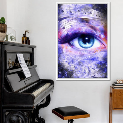 Musical Eye Canvas Wall Art