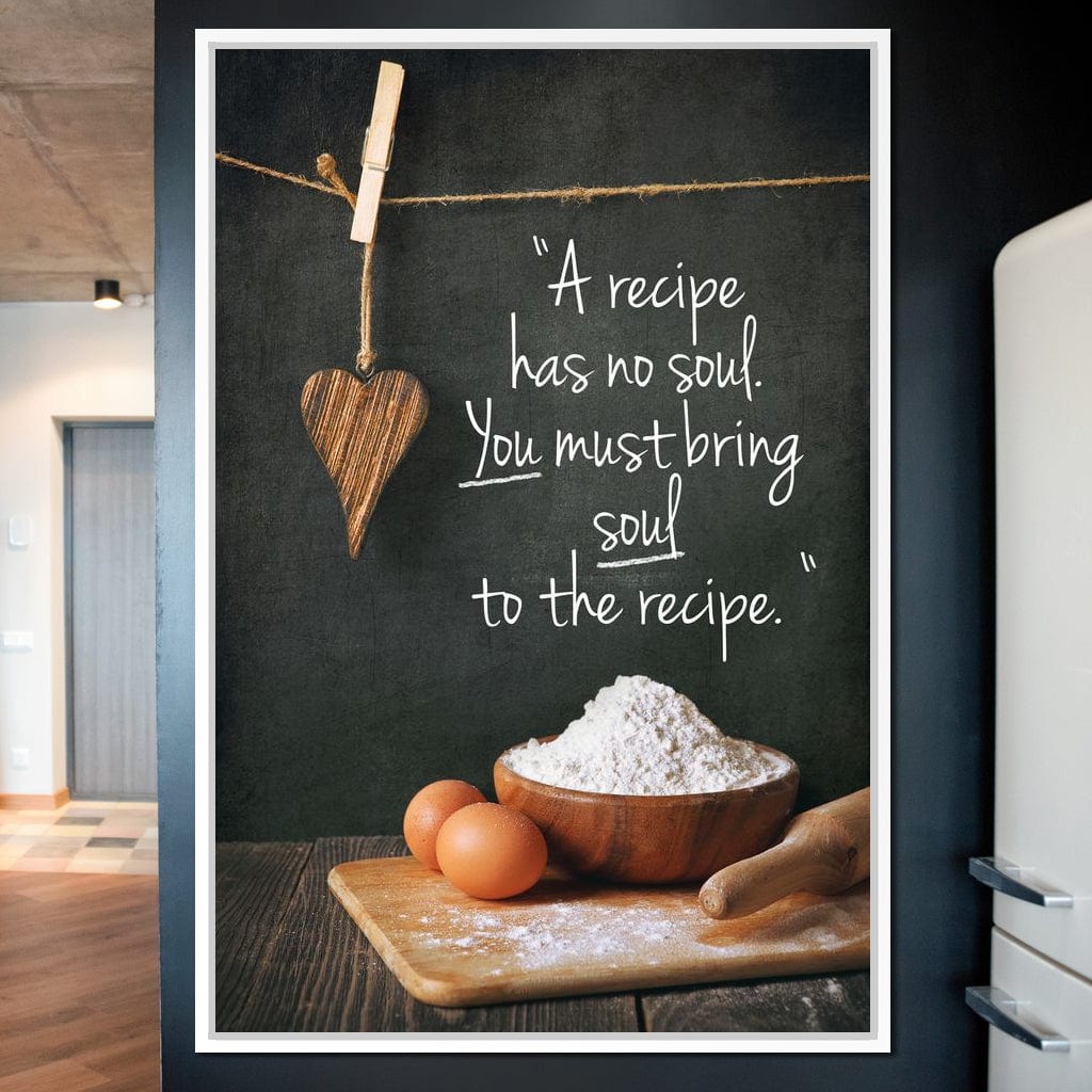 Kitchen Quote Canvas Wall Art