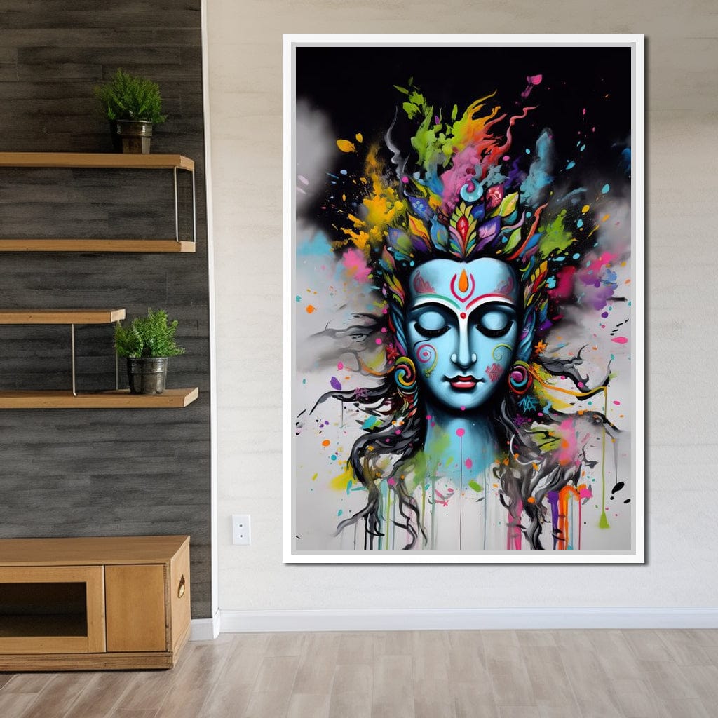 Heavenly Shiva Canvas Wall Art