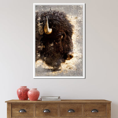 American Bison Canvas Wall Art