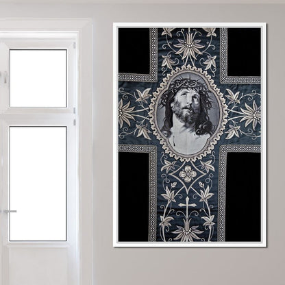 Jesus Christ Cross Canvas Wall Art