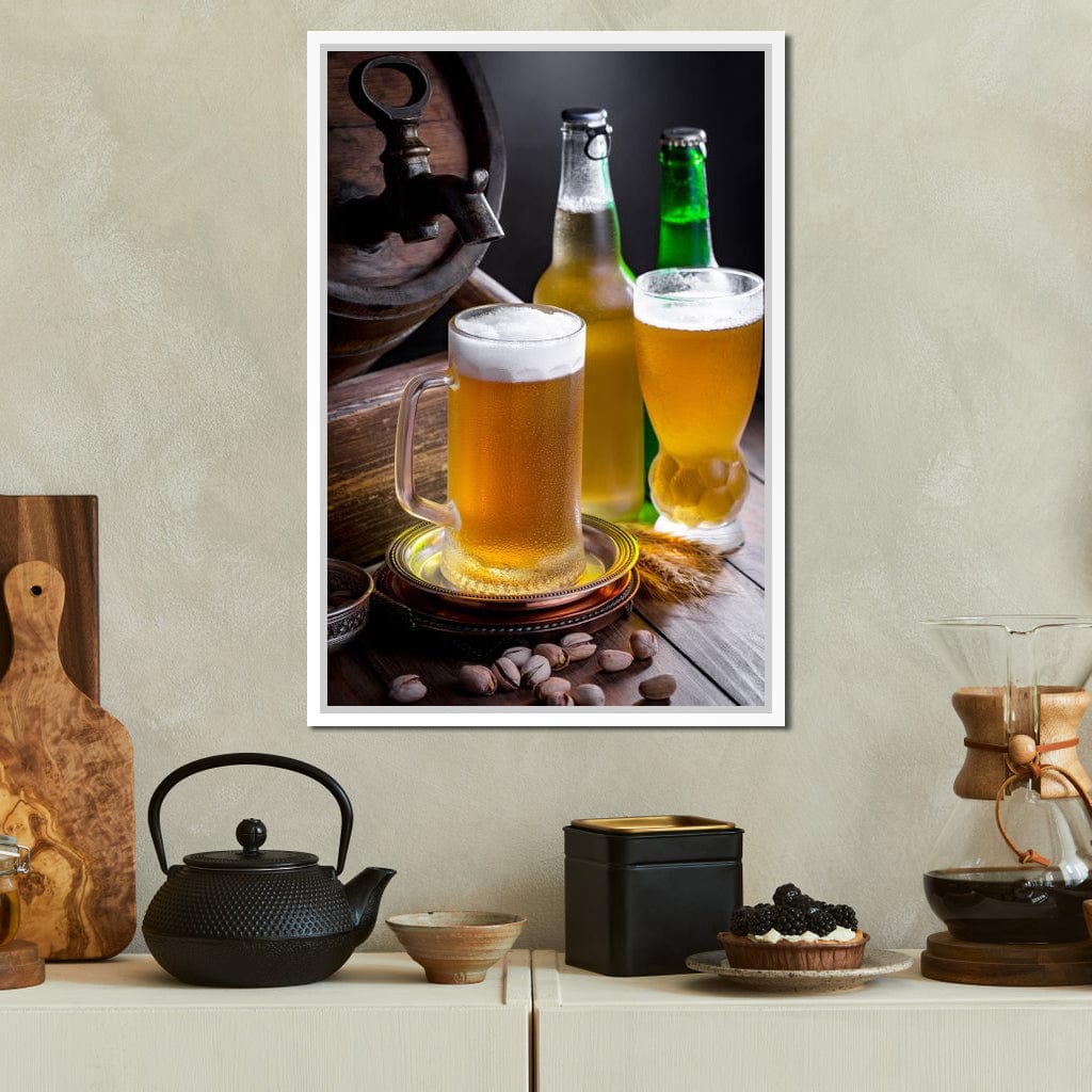 Light Beers Canvas Wall Art