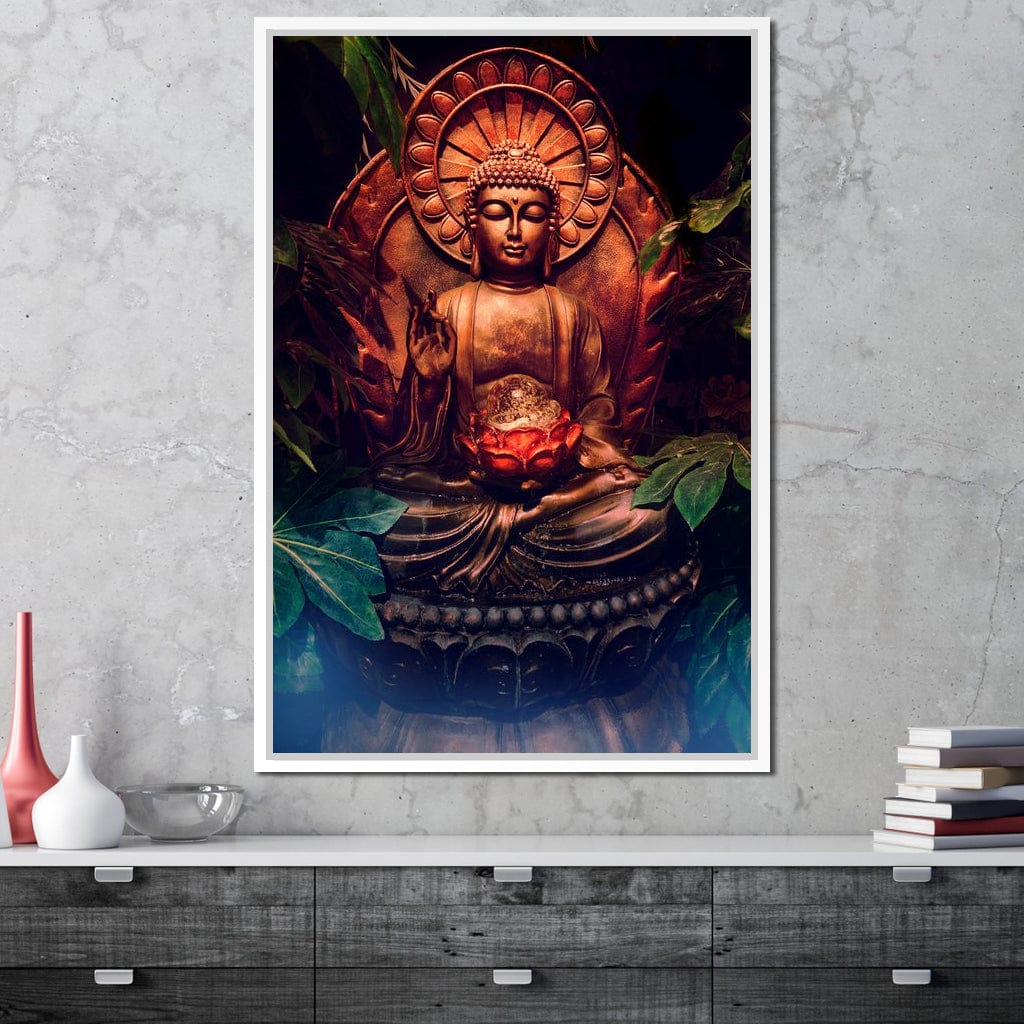 Zen Buddha Meditation Canvas Wall Art