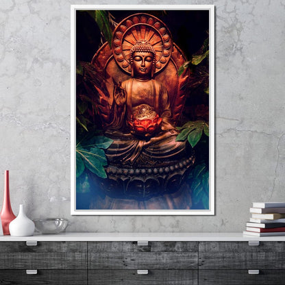 Zen Buddha Meditation Canvas Wall Art