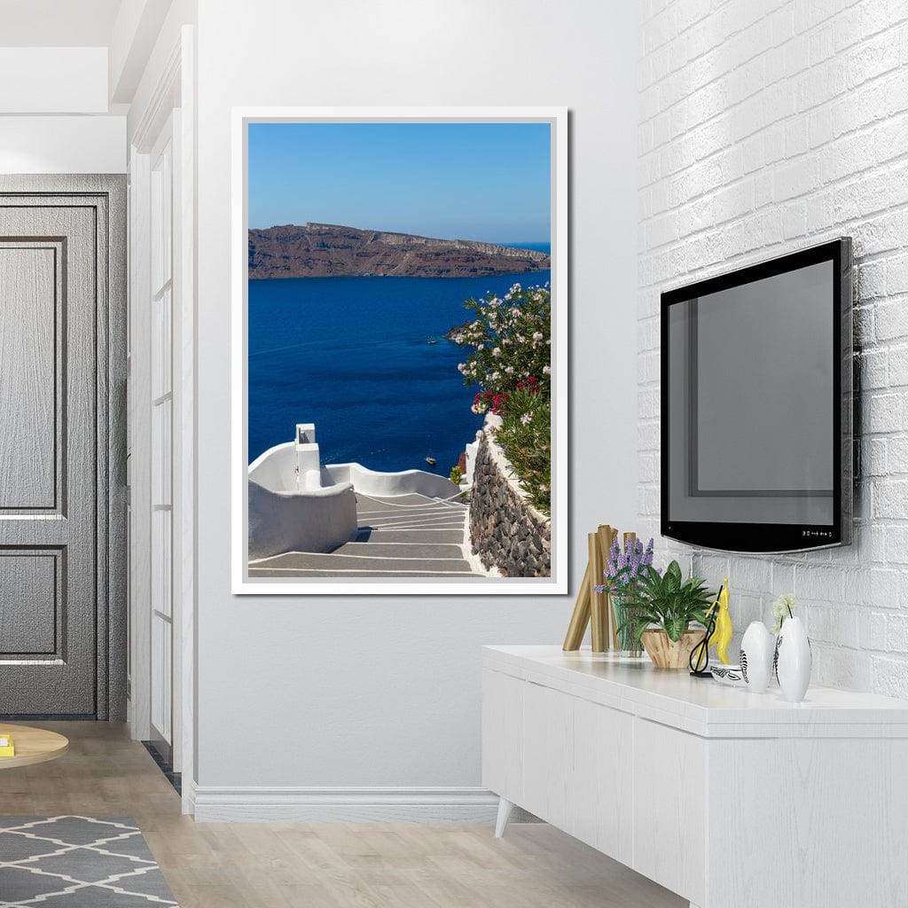 Santorini Canvas Wall Art