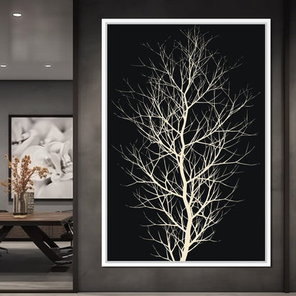 The Black Tree Canvas Wall Art