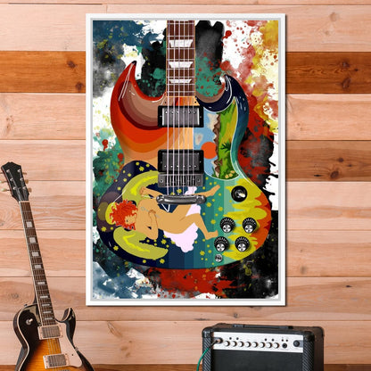 Eric Clapton's Solid Guitar Canvas Wall Art