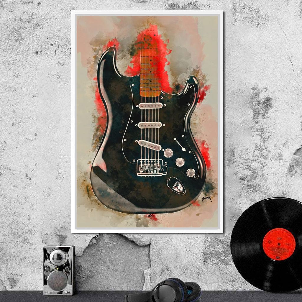 David Gilmour's Guitar Canvas Wall Art