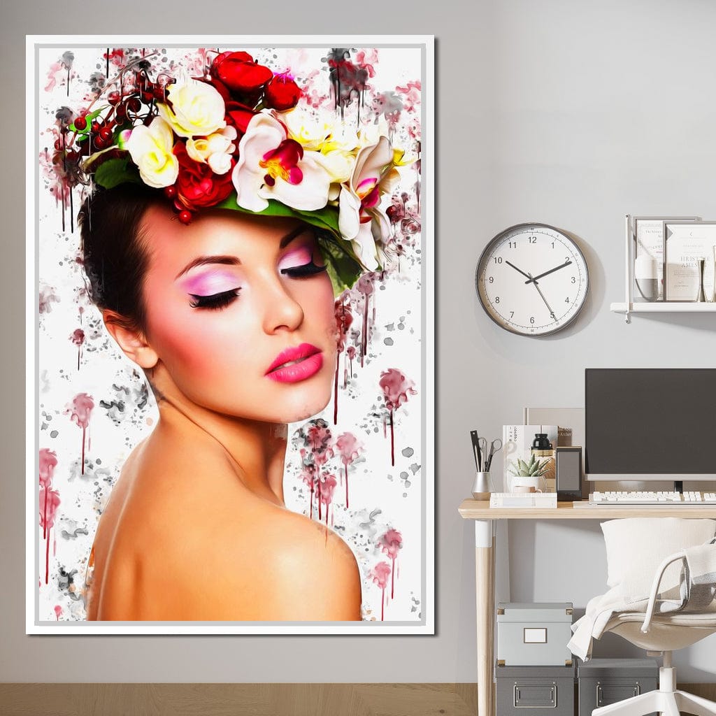 Flower Devine MixArt Canvas Wall Art