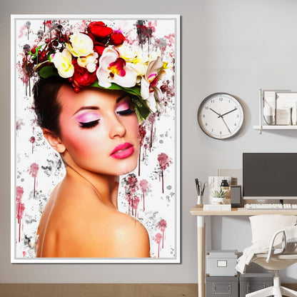 Flower Devine MixArt Canvas Wall Art