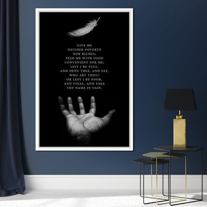 Just Give Me Peace Canvas Wall Art