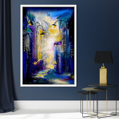 Dark Alley Canvas Wall Art