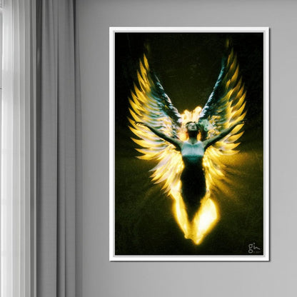 Angel Wings in Awe - G'n Art Canvas Wall Art