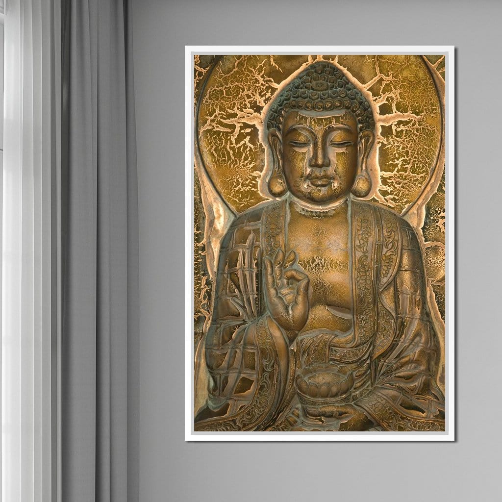 Buddhist Mural Canvas Wall Art