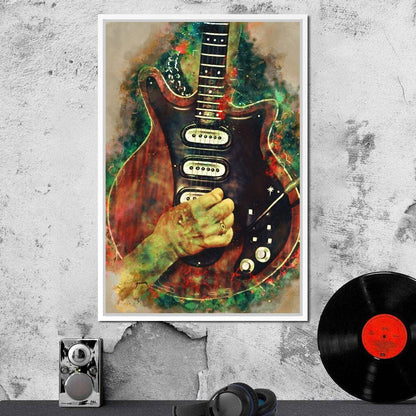Brian May's Guitar Canvas Wall Art