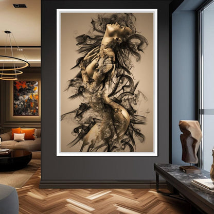 The Smoke Collection 01 Canvas Wall Art