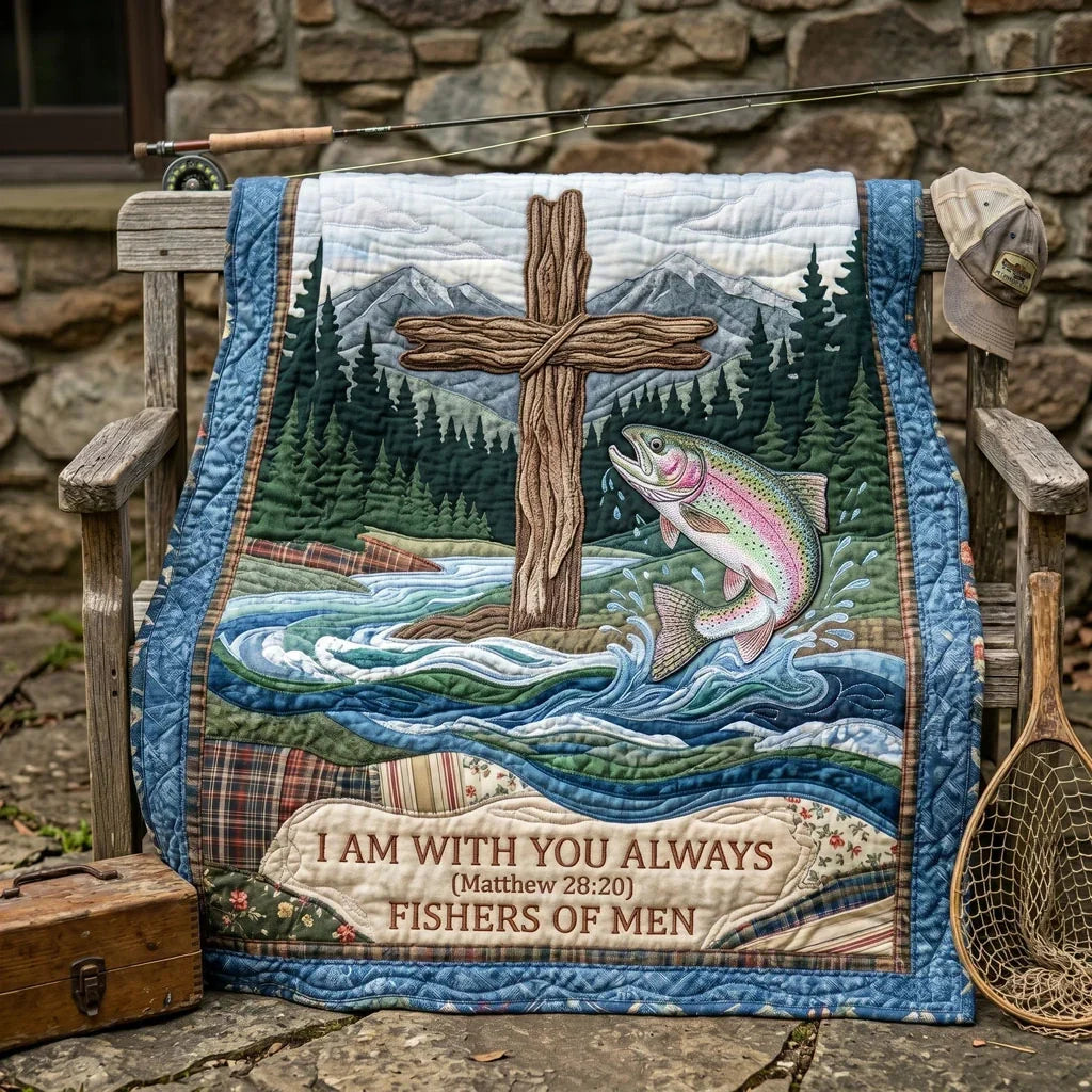 Faithful River Quilt Blanket