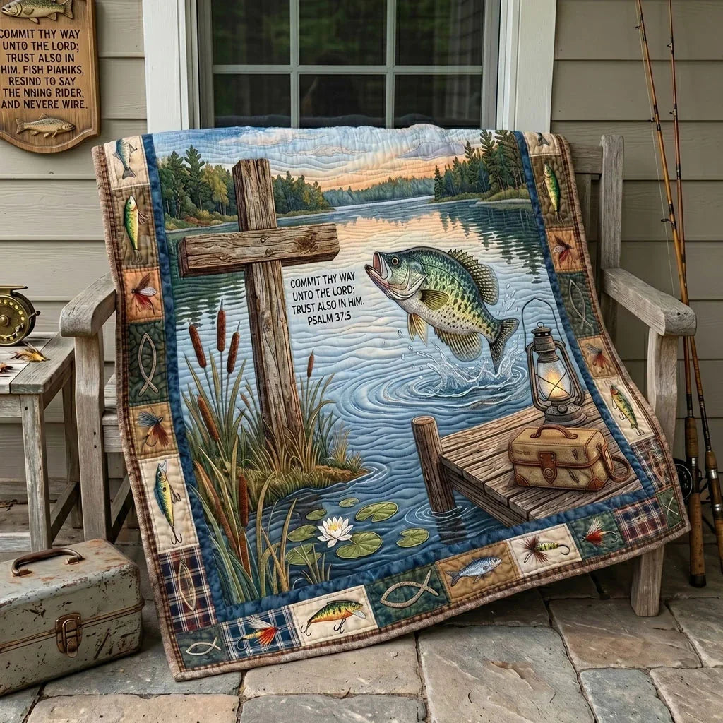 Faithful Waters Quilt Blanket